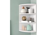 Vicco Scaffale A Muro Per Bambini Ecki, 30 X 60 Cm, Bianco/Bianco