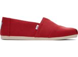 Toms Alpargata Herritage In Rosso Per Uomo - 9.5 Uk - 43.5 Eu - 10.5 Us / Rosso
