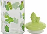 Dkd Home Decor Vaso In Ceramica Cristallo Cactus Pe Boho (1400Ml) (10,5 X 28 Cm)