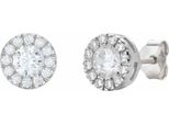 Orecchini A Bottone Collezione Amen Silver - Donna