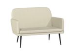 Panca Crema 107X80X81 Cm In Pelle Finta