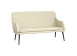 Vidaxl Panca Crema 110X76X80 Cm In Pelle Finta