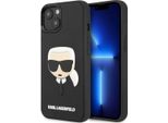 Karl Lagerfeld Klhcp14Skh3Dbk Custodia Rigida Per Iphone 14/ 15 / 13 6,1 Czarny/Nero 3D Gomma Testa Di Karl