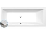 Vasche Da Bagno Polysan - Vasca Da Bagno Cleo Slim, 1700X750X480 Mm, Bianco 94611S