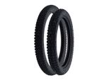 Set Di Pneumatici Heidenau K46 Enduro Per Ciclomotori 2.50-19 41M Tt Anteriore / 2.75-17 47M Tt Posteriore Con Disegno A Blocchi