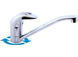 Miscelatore Per Lavello Vltava, Colore: Cromo, Dimensioni: 3/8'' (V105.0)