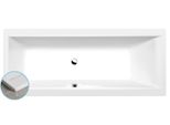 Vasche Da Bagno Polysan - Vasca Da Bagno Cleo Slim,1700X700X480 Mm, Bianco 74611S