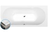 Vasche Da Bagno Polysan - Vasca Asimmetrica Viva Slim R, 1750X800X470 Mm, Bianco 78119S
