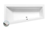 Vasche Da Bagno Polysan - Vasca Asimmetrica Andra Slim L, 1700X900X450 Mm, Bianco 81111S