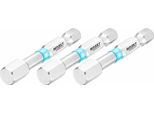 Bit 2204NSLG-8/3 ∙ 1/4 Di Pollice (6,3 Mm) Esagono Pieno ∙ Profilo Esagonale Interno ∙ 3 Pezzi ∙ Sw 8 Mm