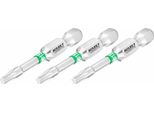 Bit 2223NSLG-T15/3 ∙ 1/4 Di Pollice (6,3 Mm) Esagono Pieno ∙ Profilo Torx® Interno ∙ 3 Pezzi ∙ Sw T15
