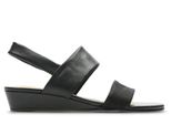 Clarks Sandali In Pelle Da Donna Sense Lily Nero 37