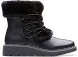 Stivali Invernali Da Donna Clarks Ivery Jump In Pelle Nera 37