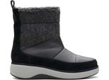 Clarks Stivali Isolati Da Donna Clarks Un Vista WALK2 In Pelle Nera 41