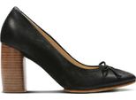 DéColleté Donna In Pelle Nera Clarks Grace Nina 37