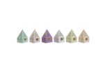 Dkd Home Decor Porta Incenso In Legno Di Mango Indiano 7 X 7 X 13 Cm (6 Pezzi)