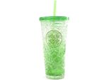 Celtic Fc - Tazza Da Freezer Con Cannuccia, Stemma, 600Ml BS3797 (Taglia Unica) (Verde)