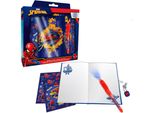 Set Da Scrittura SPIDER-MAN, Multicolore, Spider-Man, Set Di Agende Con Lucchetto E Penna Magica