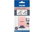 Set Di Gomme E Temperamatite Milano Afilaborra Serie Compact 1918 Double Pink