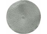 Tovaglietta Rotonda 38Cm Plastica 1 Pezzo Argento
