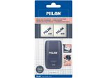 Milano Blister Gomma Con Temperamatite Serie Compact 1918 + 2 Gomme Di Ricambio Trasparente Trasparente Taglia Unica