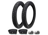 2X Pneumatici Veerubber VRM094 2.75-16 (2 3/4 X 16) 43J Tt + Camera D'aria + Rim Tape