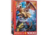 Puzzle Da 1000 Pezzi - Puzzle - Il Clan Dei Draghi Di Anne Stokes + Accessori Per Puzzle