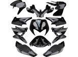 Kit Carenatura (11 Pezzi) Nero Per Yamaha Aerox 50 Mbk Nitro