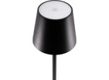Securit LP-FE-BL Lampada Da Tavolo A Led Ricaricabile Securit Feline, Nero