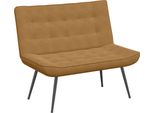 Vidaxl Panca Marrone 110X74X84 Cm In Velluto