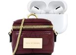 Ideal Of Sweden, Mini Custodia Per Airpods Modello Poppy Con Catena E Moschettone, Rosso
