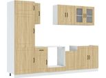 Vidaxl Set Di 8 Mobili Da Cucina Kalmar Sonoma In Legno Di Quercia