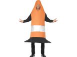 Smiffys - Tabarro Per Uomo/Donna Unisex - Costume SM2527 (Taglia Unica) (Arancione)