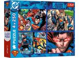 Trefl Puzzle 4X250 Il Coraggio Di Superman 13340