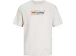 Jack & Jones T-Shirt Estiva A Maniche Corte Beige L Uomo Beige L