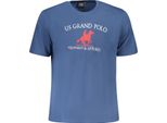 Us Grand Polo SHORT-SARM T-SHIRT Uomo Blu : Colore - Blu, Taglia - M Taglia: M Colore: Blu