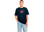 Jack & Jones Hudson - Maglietta A Maniche Corte Blu M Uomo Blu M