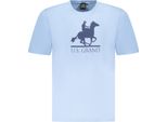 Us Grand Polo SHORT-SARM T-SHIRT Men Blue : Colore - Sky Blue, Taglia - 3XL Taglia: 3XL Colore: Sky Blue