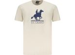Us Grand Polo SHORT-SARM T-SHIRT Uomo Beige : Colore - Beige, Taglia - 3XL Taglia: 3XL Colore: Beige