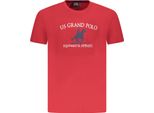 Us Grand Polo Men's SHORT-SARM T-SHIRT Red : Colore - Rosso, Taglia - Xl Taglia: Xl Colore: Rosso