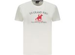 Us Grand Polo SHORT-SARM T-SHIRT Men White : Colore - Bianco, Taglia - M Taglia: M Colore: Bianco