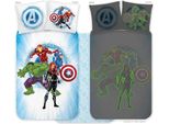 Avengers Kleinkind Bettbezug Glow In The Dark - 100 X 135 Cm - Baumwolle