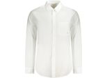 Camicia In Cotone Organico Vestibilità Classica Collo Italiano Calvin Klein : Taglia - S Taglia: S