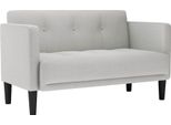 Vidaxl Divano A Due Posti Grigio Nuvola 111 Cm In Tessuto