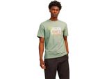 Jack & Jones 12257908 Mappa Estate Logo Maglietta Manica Corta Verde M Uomo Verde M