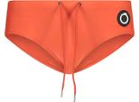 Costume Da Bagno Trussardi Rosso Con Elastico In Vita E Applicazione Logo : Taglia - S Taglia: S