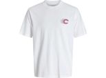 Jack & Jones Vibrant Back Maglietta A Maniche Corte Bianco Xl Uomo Bianco Xl