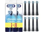 Oral-B Io Ultimate Clean Black -Vaihtoharjat, Musta, 4 Kpl