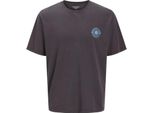 Jack & Jones Bradley Knowledge Kurzarm-T-Shirt Grau L Herren Grau L