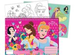 Quaderno A Spirale Disney Princess Spring A4 Con 40 Fogli E Adesivi